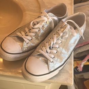 Converse Chuck Taylor All-Star Silver Glitter